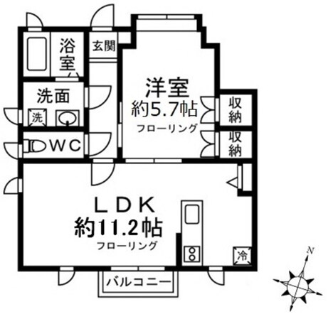 ＩＲＩＳ成城の物件間取画像